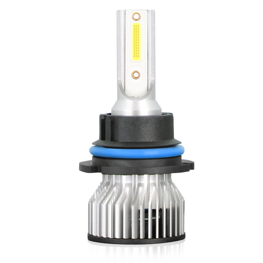 1 Pair Aluminum Car Led Headlight Ip68 Waterproof 6000k High-brightness Motorcycle Lamp 9004/HB1