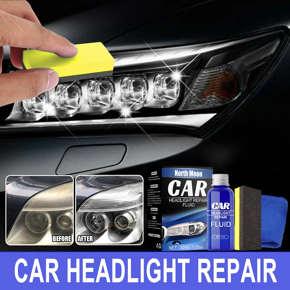 Resin Headlight Repairing Agent Set Anti-scratch Plating Polishing ishment Fluid blue
