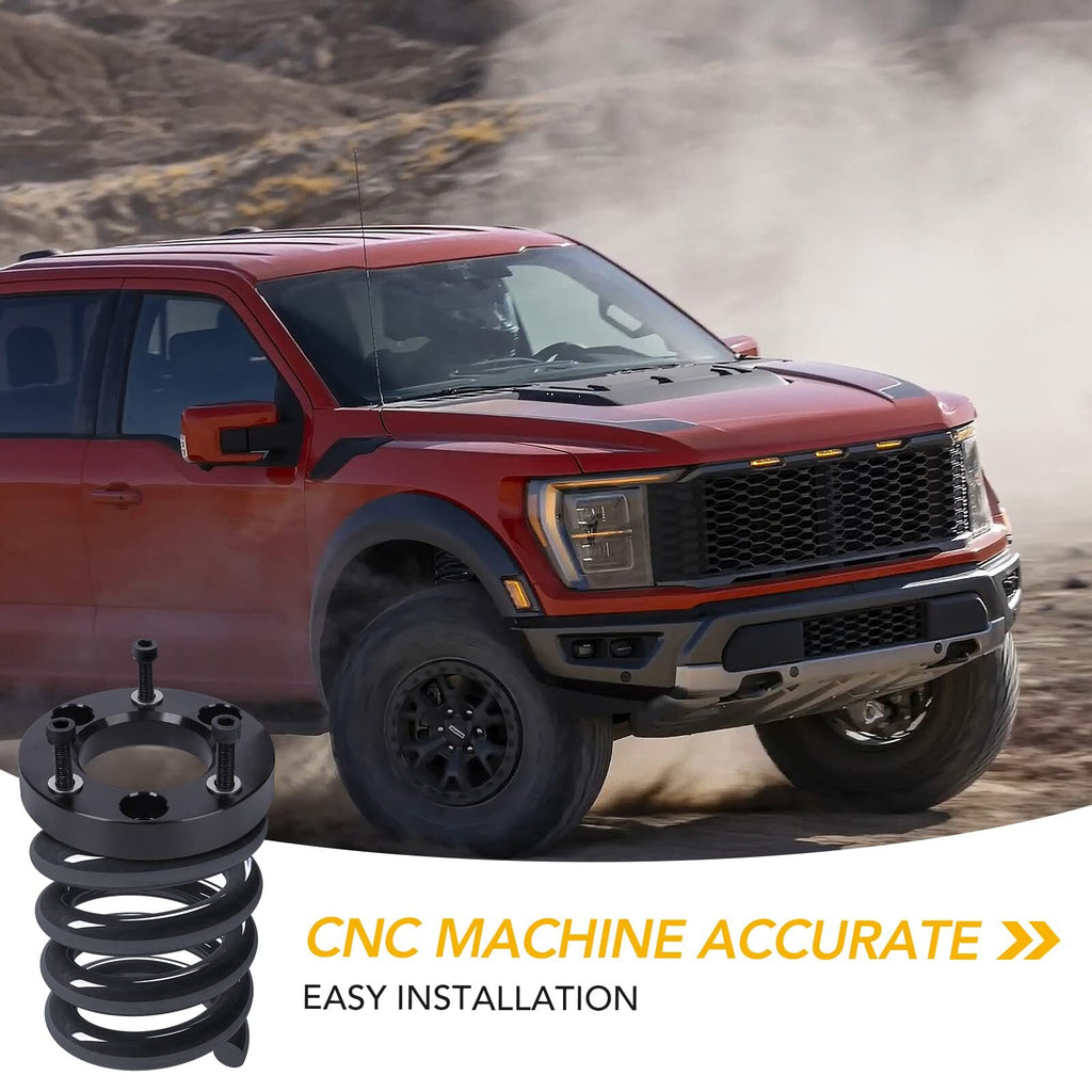 US CHEINAUTO 2.5Inch F150 Leveling Lift Kits 2.5 Inch Front Strut Spacer Suspension Lift Kit Lift Spacers