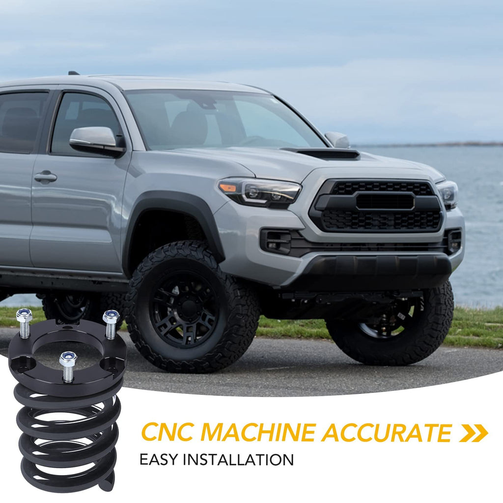 US CHEINAUTO Tacoma Leveling Lift Kits 1.5 Inch Front Strut Spacer Suspension Lift Kit Lift Spacers for 2005-2021 Toyota Tacoma