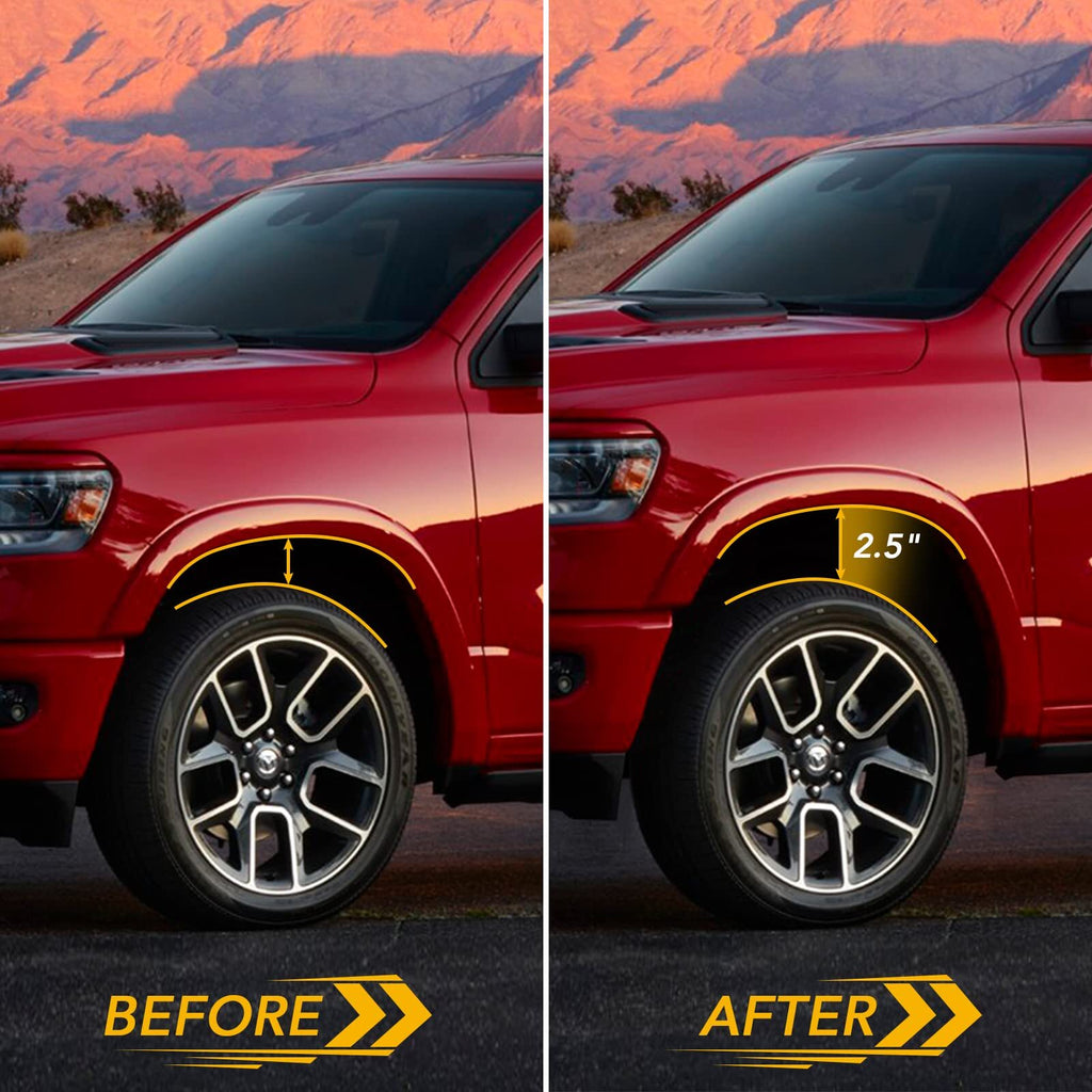 US CHEINAUTO Tacoma Leveling Lift Kits 1.5 Inch Front Strut Spacer Suspension Lift Kit Lift Spacers for 2005-2021 Toyota Tacoma