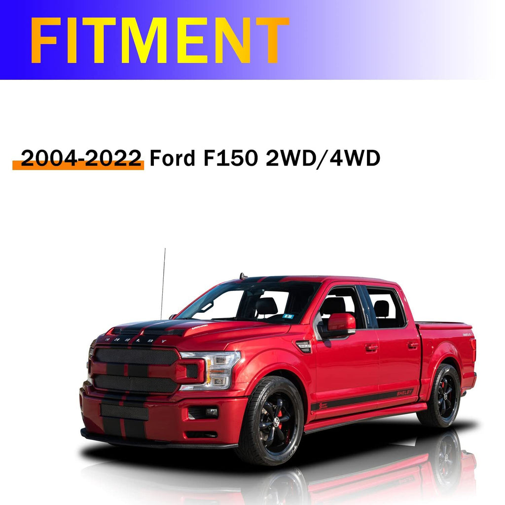 US CHEINAUTO Front 3.0 inch + Rear 2.0 inch F150 Front Leveling Kits Front Strut Spacers Lift Kit for 2004 - 2021 F150