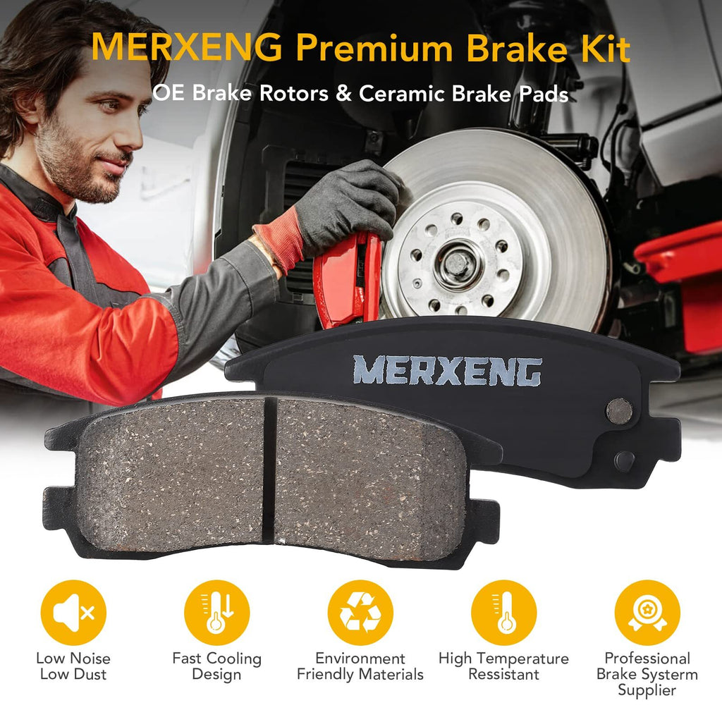 US MERXENG Premium Ceramic Disc Rear Brake Pads For 2004-2005 Century