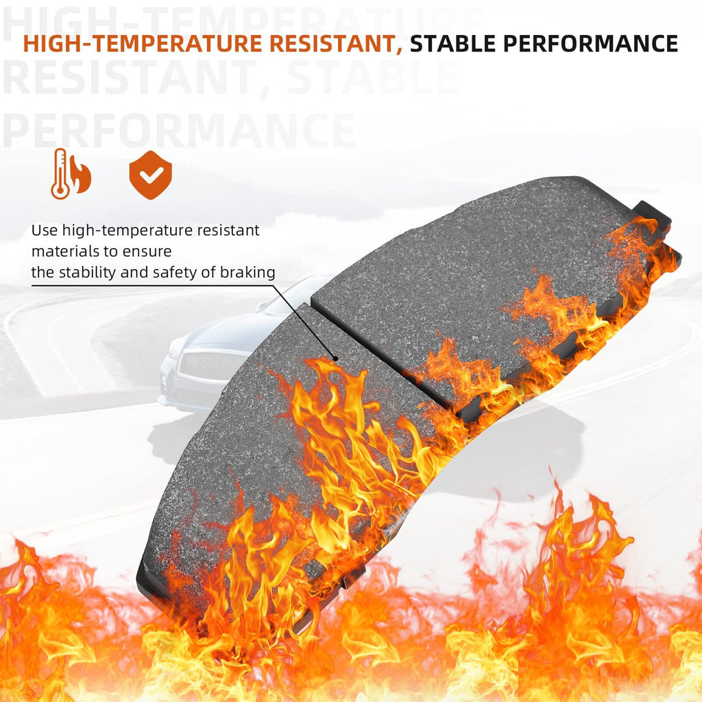 US MERXENG Premium Ceramic Disc Rear Brake Pads For 2004-2005 Century