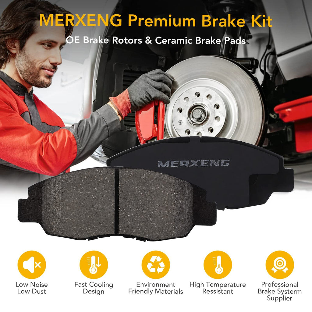 US MERXENG Premium Ceramic Disc Front Brake Pads for 1993-2002 Accord