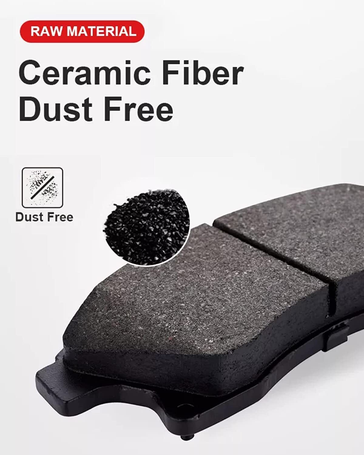 US GARVEE 4Pcs Premium Ceramic Front Disc Brake Pads Compatible RX450h NX300h IS350