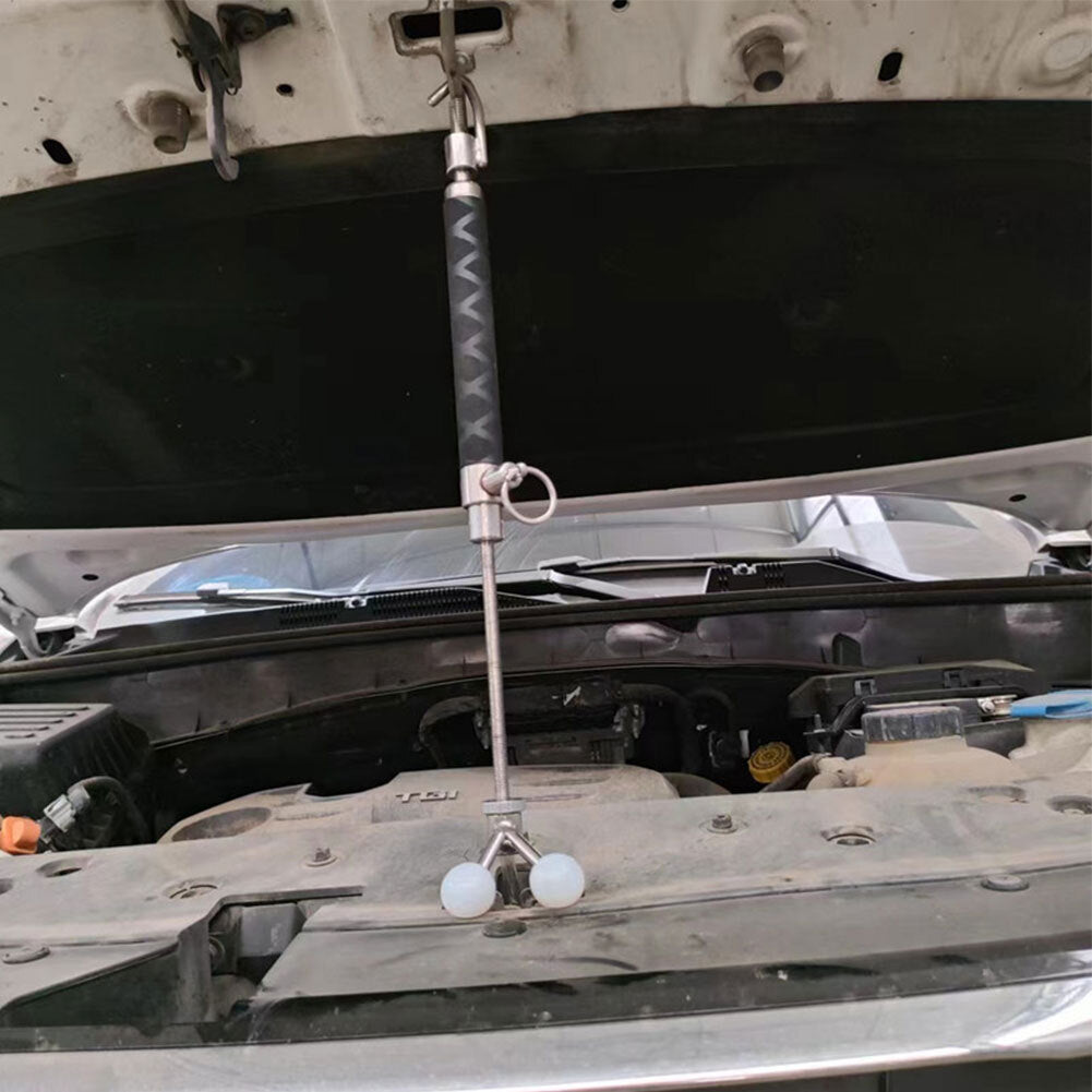 Car Dent Repair Telescopic Support Rod Auto Tailgate Engine Cover Struts Pit Repair Tool Black