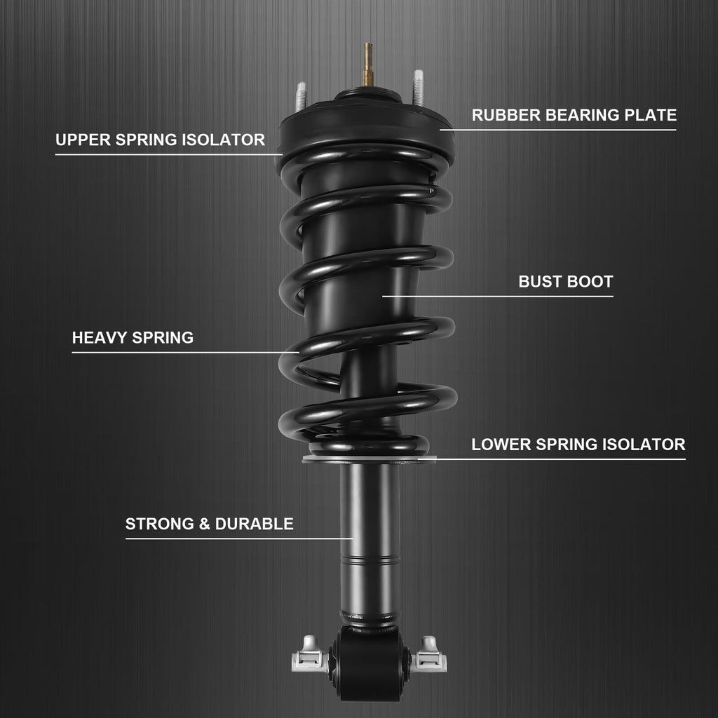 US GARVEE Rear Air Shocks Suspension Struts Compatible for Avalanche Suburban Escalade Tahoe Yukon