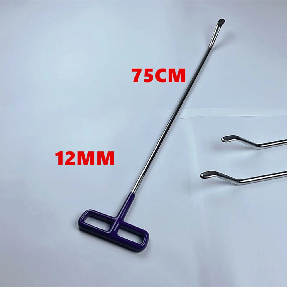 Paintless Dent Repair Tools Push Rod Puller Hail Dent Removal Rods Anti-slip Handle Auto Body Dent Removal Tools blue silver