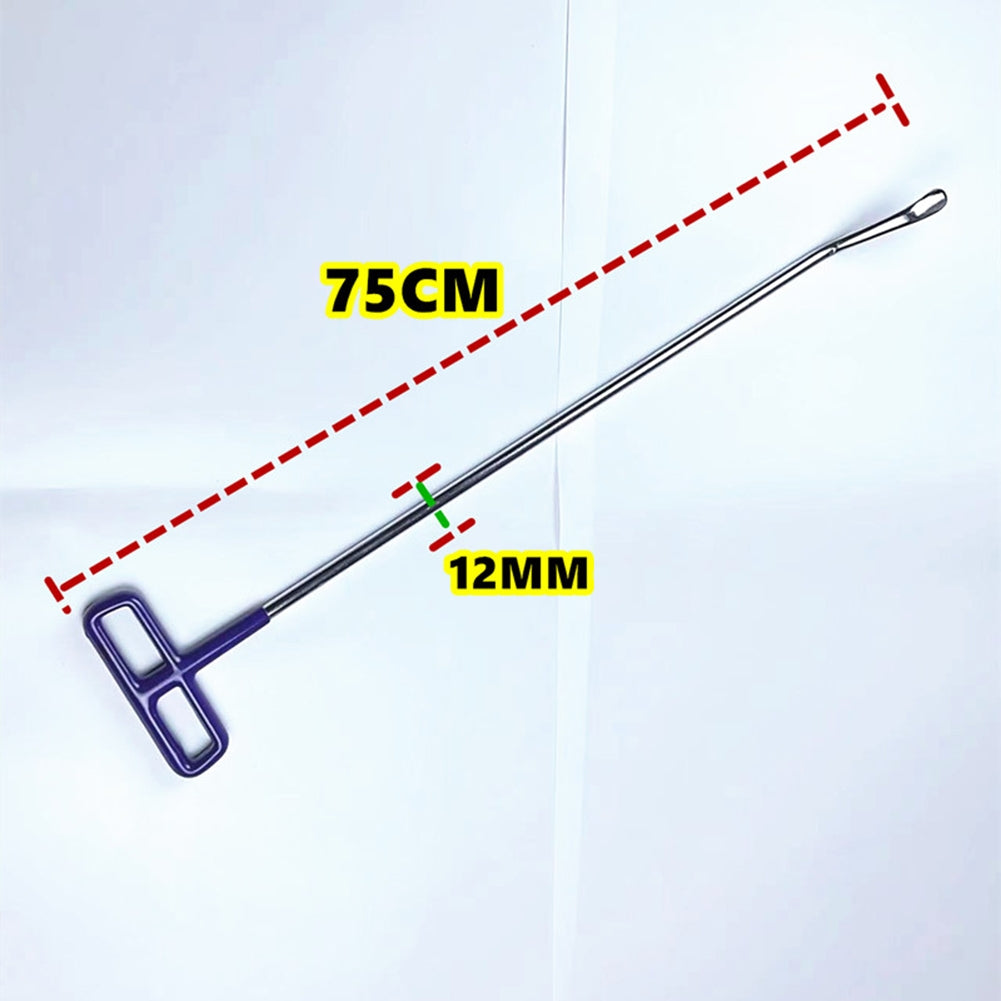 Paintless Dent Repair Tools Push Rod Puller Hail Dent Removal Rods Anti-slip Handle Auto Body Dent Removal Tools blue silver