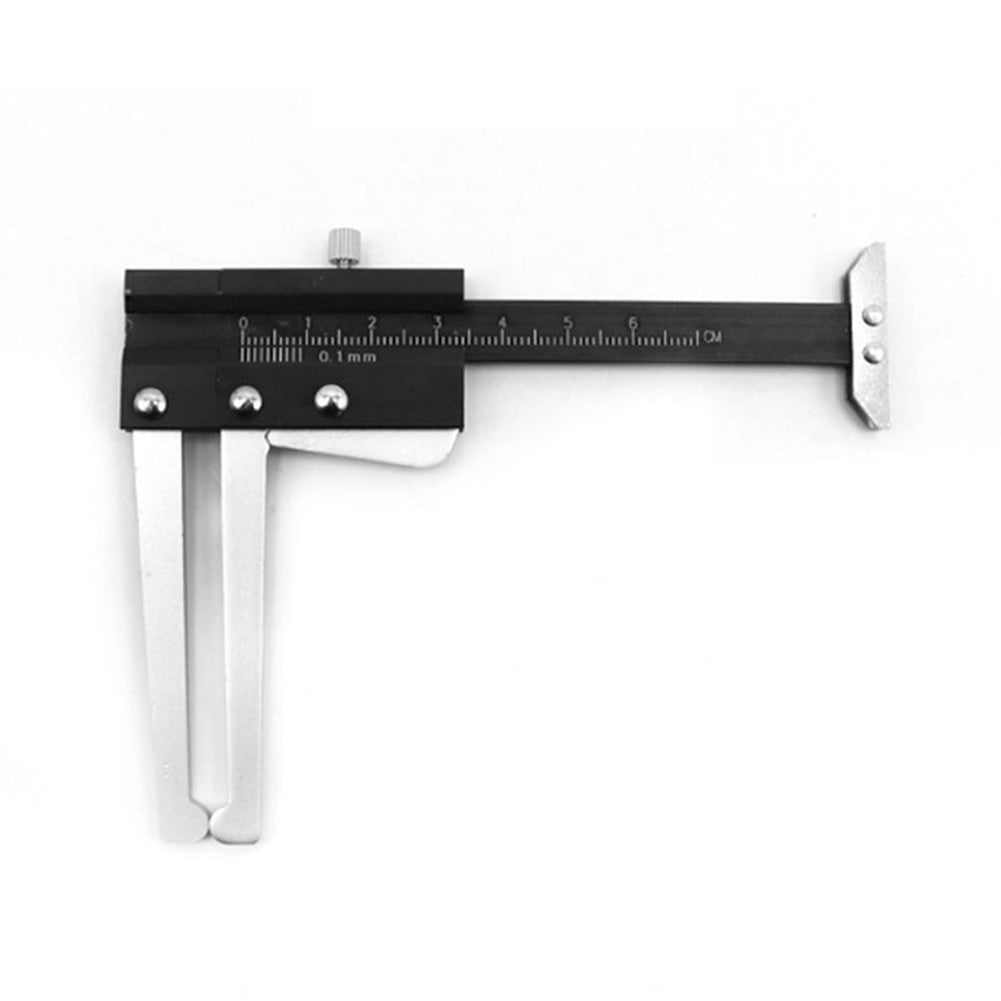 Brake Disc Caliper Measuring Tool 0-60mm Tire Tread Depth Vernier Multipurpose Practical Automobile Gauge Tool black
