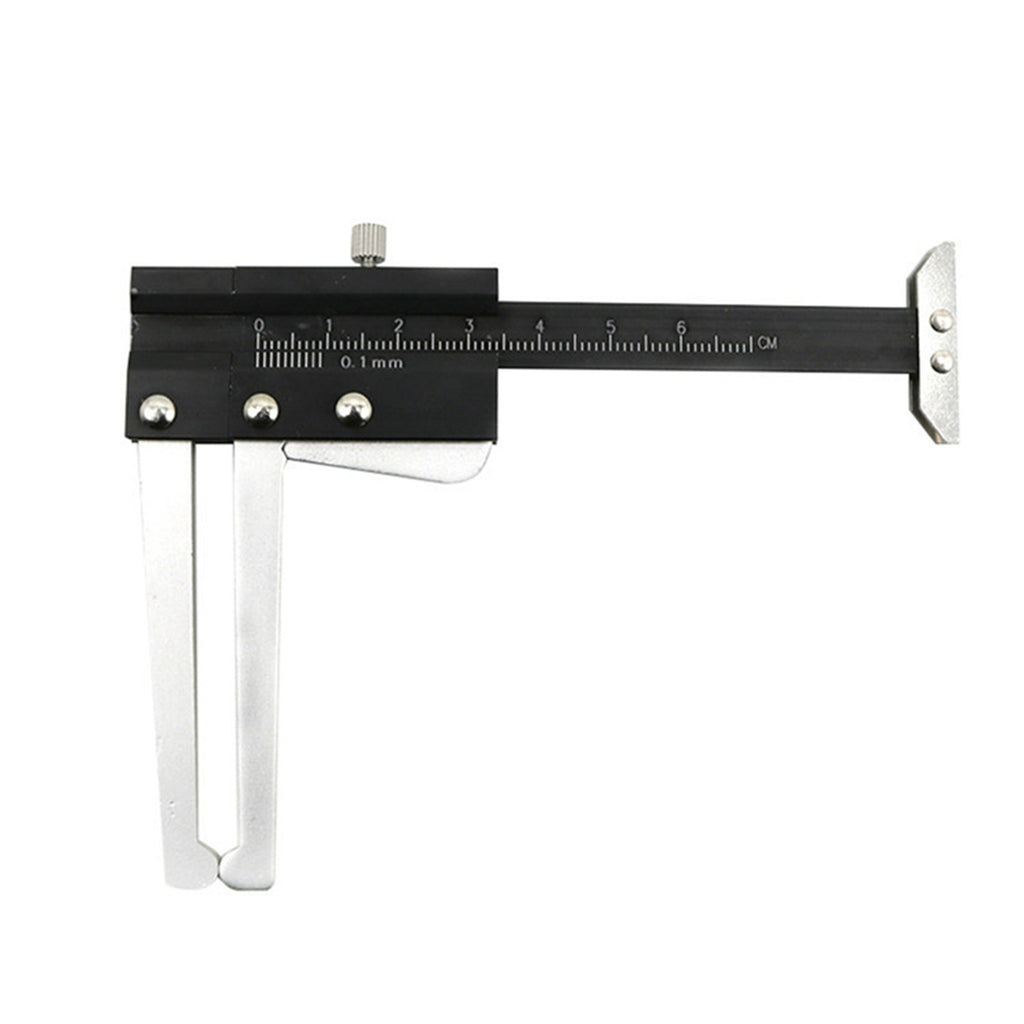 Brake Disc Caliper Measuring Tool 0-60mm Tire Tread Depth Vernier Multipurpose Practical Automobile Gauge Tool black