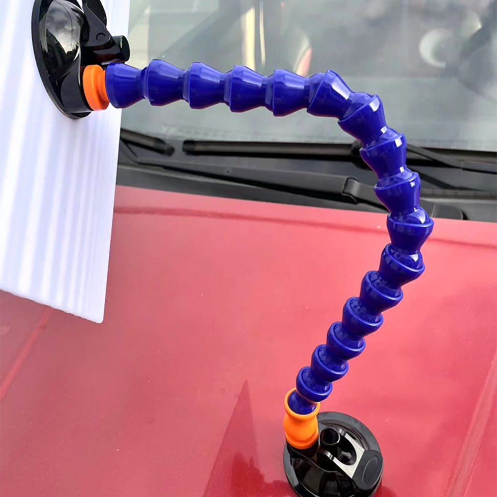 Car Dent Repair Tool Double Suction Cup Hand Pump Puller Auto Body Dent Removal Tools Pit Detection Maintenance Parts blue black