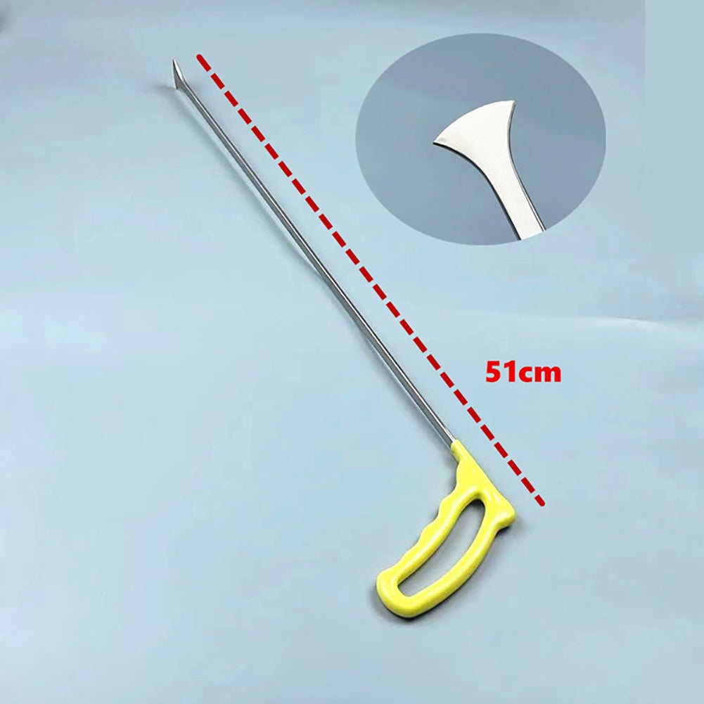 Paintless Dent Removal Tools Flat Shovel Stainless Steel Professional Auto Body Dent Repair Crow Bar Tool yellow 21cm