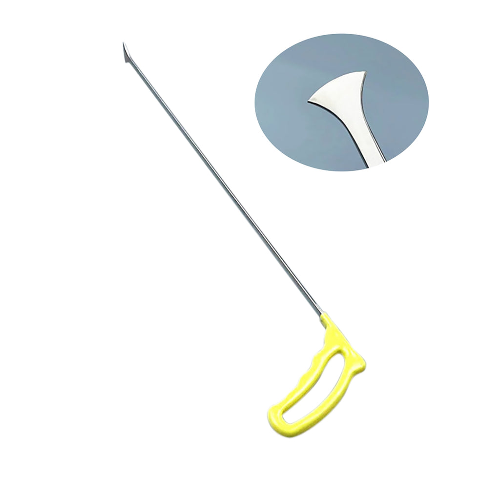 Paintless Dent Removal Tools Flat Shovel Stainless Steel Professional Auto Body Dent Repair Crow Bar Tool yellow 51cm