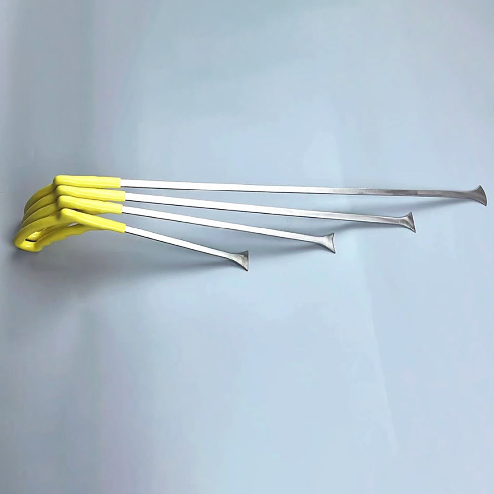 Paintless Dent Removal Tools Flat Shovel Stainless Steel Professional Auto Body Dent Repair Crow Bar Tool yellow 51cm