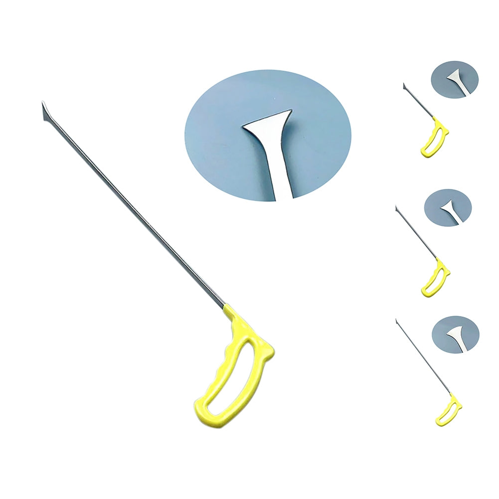 Paintless Dent Removal Tools Flat Shovel Stainless Steel Professional Auto Body Dent Repair Crow Bar Tool yellow 51cm
