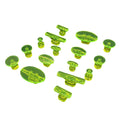 8Pcs Paintless Auto Dent Repair Tools Bump Pit Dent Puller Tabs Suction Cup Glue Tabs Repairs Tool Set Auto Body Sheet Metal Hail Dent Removal Kit light yellow