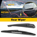 Rear Wiper Arm With Blade Compatible For Versa 2007-2012 Quest 2005-2009 Replaces 28780-EL000 28795-EL00A Back Windshield Wiper Assembly Accessories black