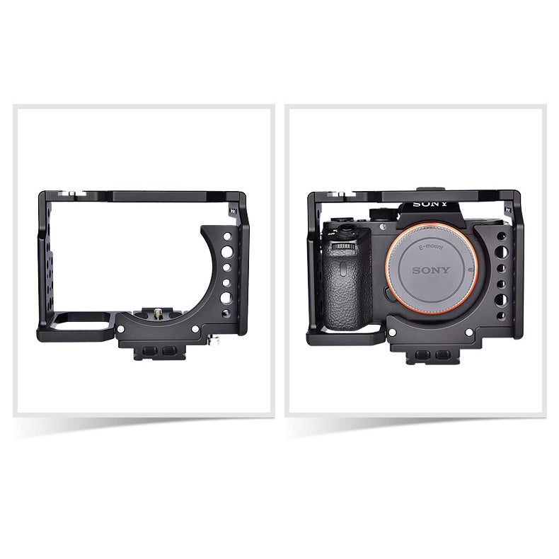 SLR Camera Rabbit Cage Universal for Sony A7 Series Movie Camera Kit Shock Absorber Photo Studio Stabilizer Portable Camera Protective Cage black