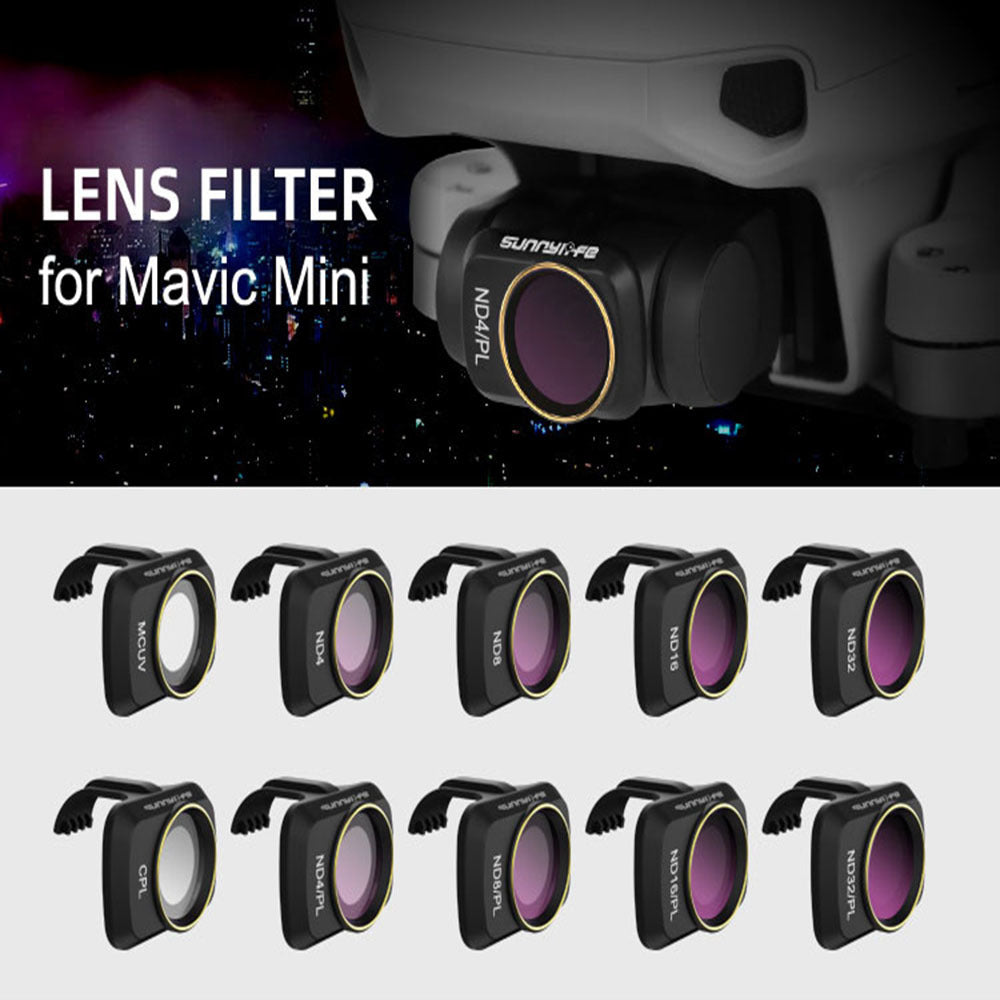 RC Drone Lens Filter Set ND CPL NDPL MCUV Kits for Mavic Mini Airplane Mini Camera Accessories Multi-layer Coating Optical Glass ND4 / PL + ND8 / PL + ND16 / PL + ND32 / PL