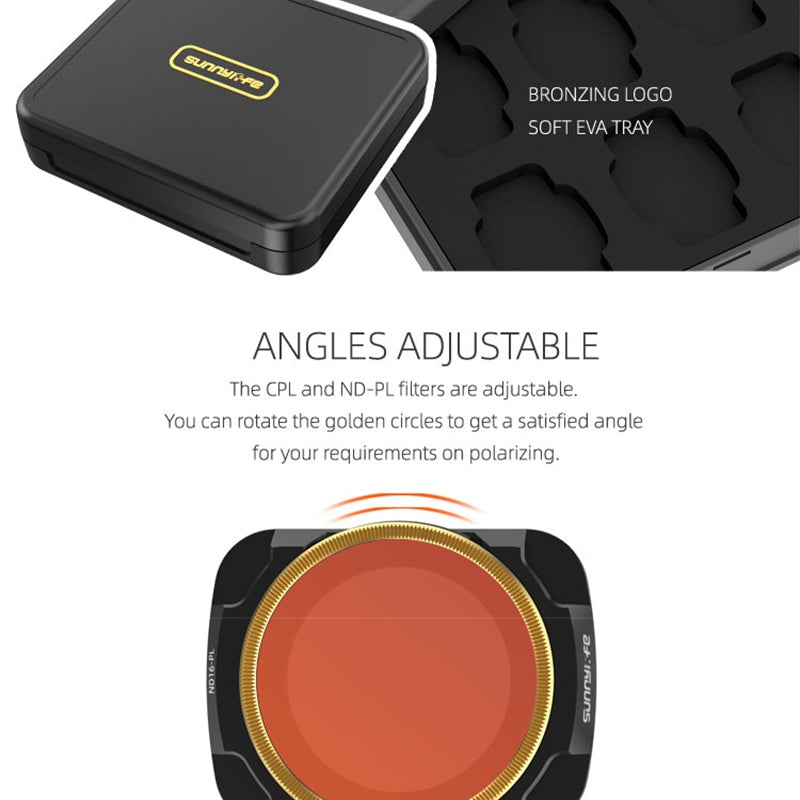 Done Filter For DJI Mavic Air 2 Filters Neutral Density Polar For DJI Mavic Air 2 Camera Accessories UV+CPL+ND4/8/16/32 NDPL Set ND8 / PL