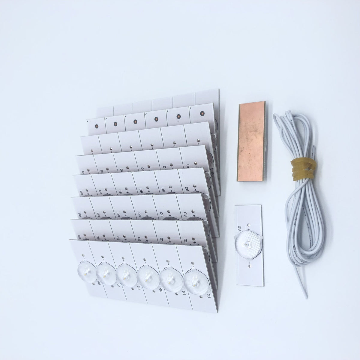 50PCS 6V SMD Lamp Beads with optical lens filter For 32-65 Inch LED TV Repair led light strip