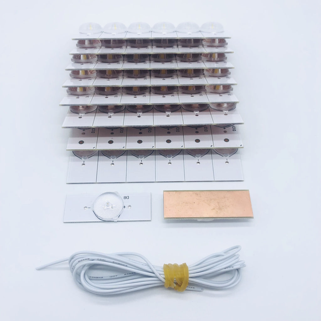 50PCS 6V SMD Lamp Beads with optical lens filter For 32-65 Inch LED TV Repair led light strip