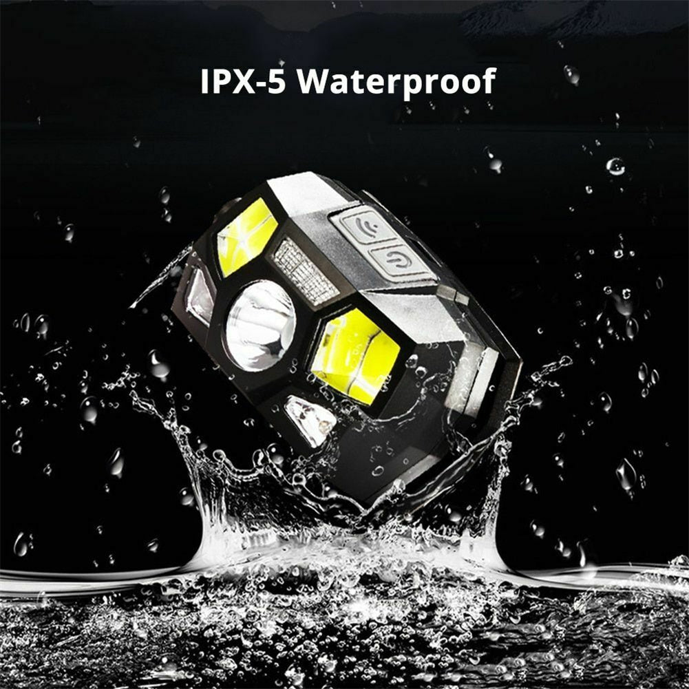 Usb Rechargeable Sensor Induction  Headlight Comfortable Adjustable Buckle Lightweight Waterproof Led Torch Multipurpose Sports Light Model 101 Induction Headlight