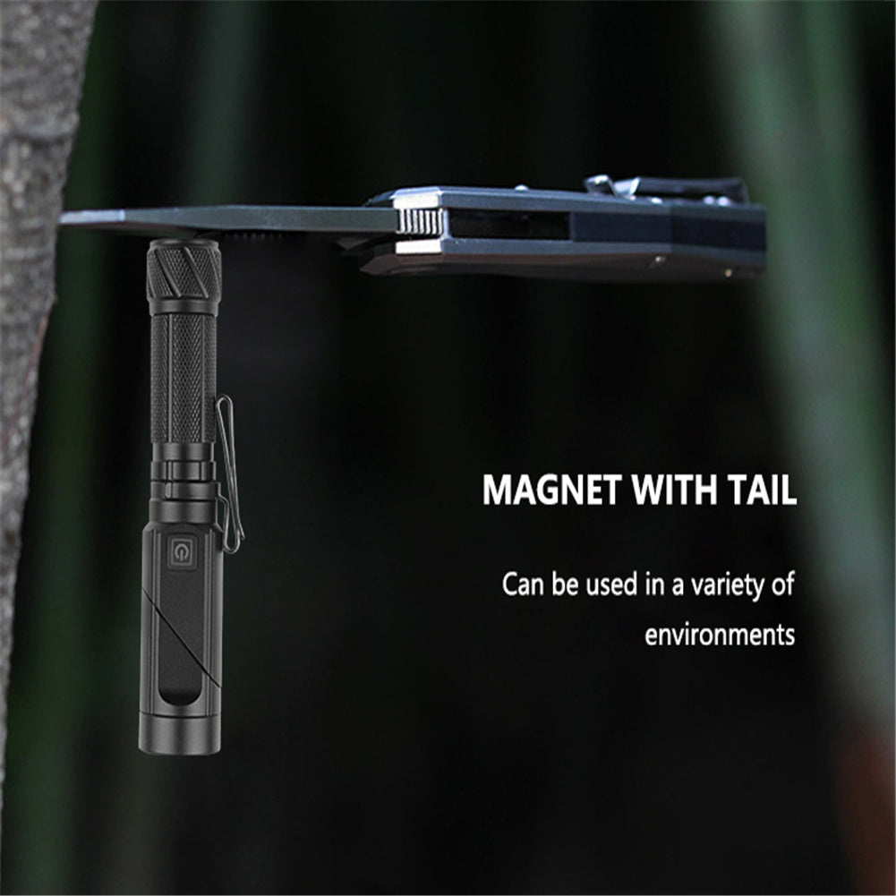Flashlight XPG Fixed Focus Flashlight Multi-function Strong Light Reflective Headlight For Outdoor Camping W303+USB cable(no battery)
