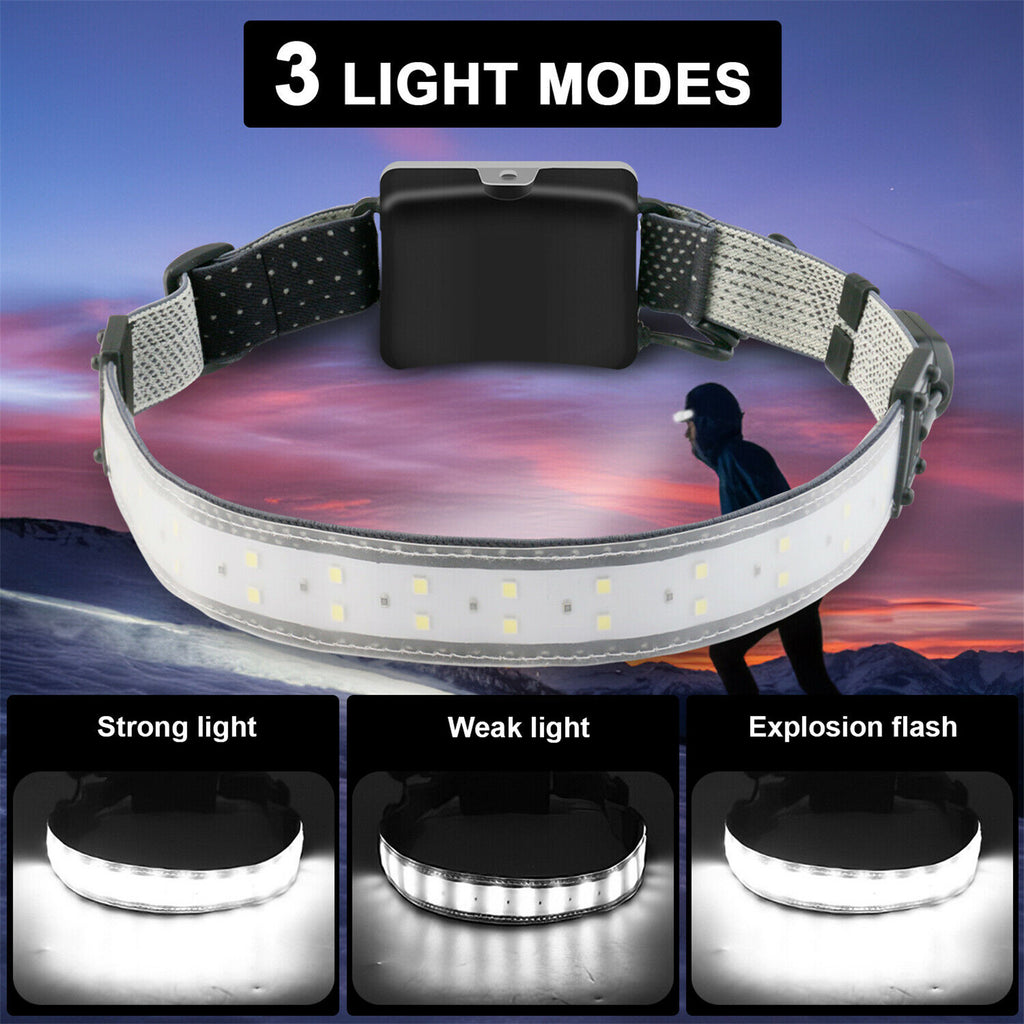 Foldable Led Headlight 3 Mode Waterproof 3-level Dimming Work Light Bar