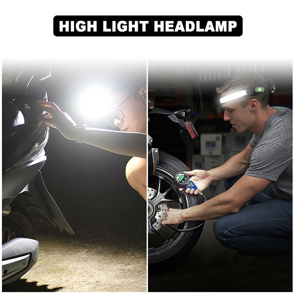 Foldable Led Headlight 3 Mode Waterproof 3-level Dimming Work Light Bar
