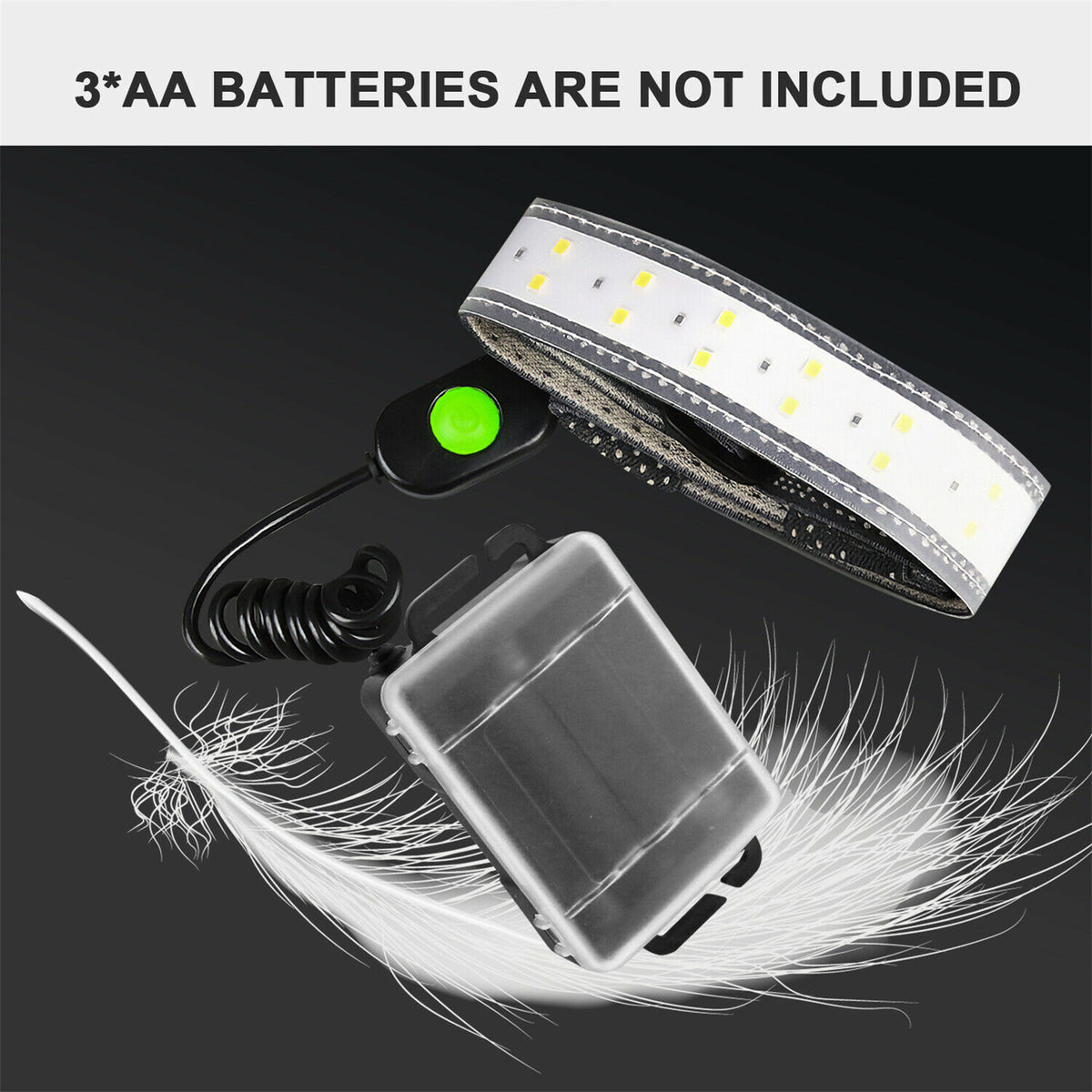 Foldable Led Headlight 3 Mode Waterproof 3-level Dimming Work Light Bar