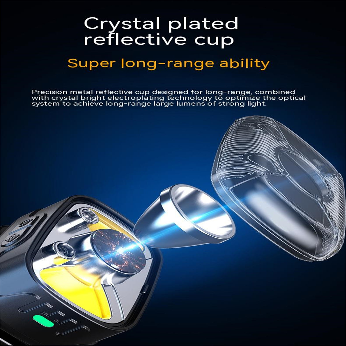 Led Headlight High-brightness Smart Sensor Outdoor Camping Head-mounted Flashlight Torch Black