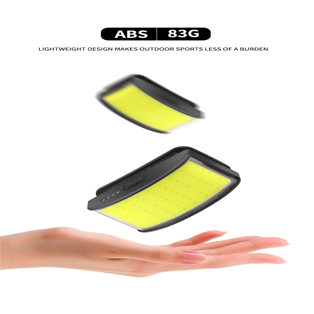 Cob Led Headlight Built-in 1000mah Battery Portable Type-c Rechargeable Head-mounted Flashlight Torch