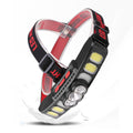 Powerful Led Headlight Usb Charging Wave Sensor Power Display Strong Light Head Lamp Flashlight Lantern light sensor