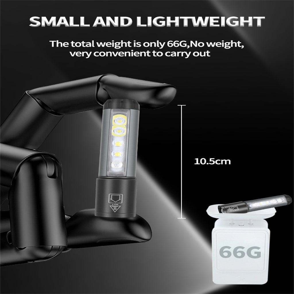Magnetic Rechargeable LED Headlamp 30W 180 Degree Rotation Super Bright Head Light 9 Modes IPX4 Waterproof Flashlight For Outdoor Camping Hiking 6070 headlight