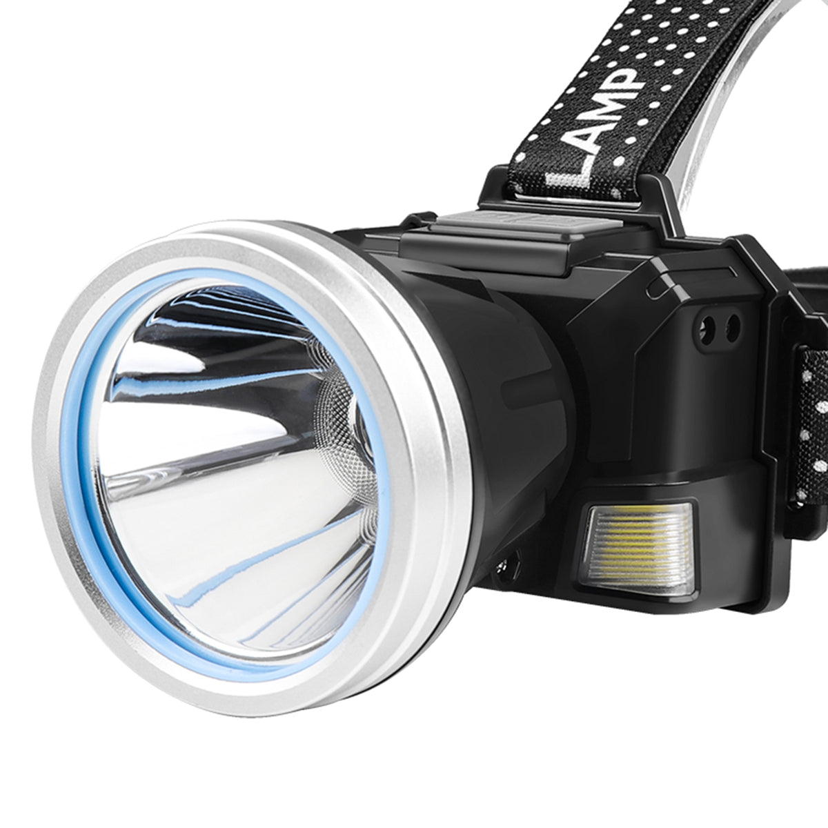 LED Headlamp 30W Strong Light Rechargeable Sensing Headlight IPX4 Waterproof Adjustable Headlamps For Outdoor Camping Fishing Hiking as shown