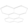 Hexagon Garage Lights, 26400LM, 6500K 5 Grid Systems Honeycomb Hexagonal Garage LED Lights, DIY Cool White Car Detailing Garage Ceiling Lighting Bright Shop Light for Gym Basement Workshop