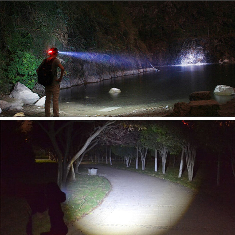 High Power LED Telescopic Focusing T6 Strong Headlamp 3 Mode Lamp Single headlight