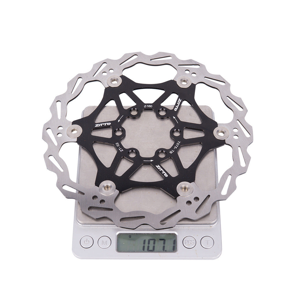 ZTTO 180mm 160mm Brake Floating Rotor Stainless Steel MTB Disc Hydraulic Brake Pads Bicycle parts 180MM red