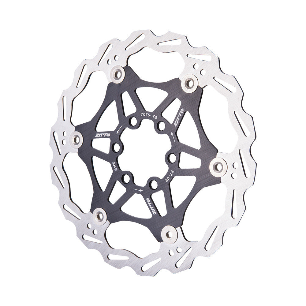 ZTTO 180mm 160mm Brake Floating Rotor Stainless Steel MTB Disc Hydraulic Brake Pads Bicycle parts 160MM red