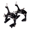 Highway Brake Caliper Rode Bike C Brake Calipers  Dual-Pivot U-shape Bike Brake Accessories black_Set before and after the clamp