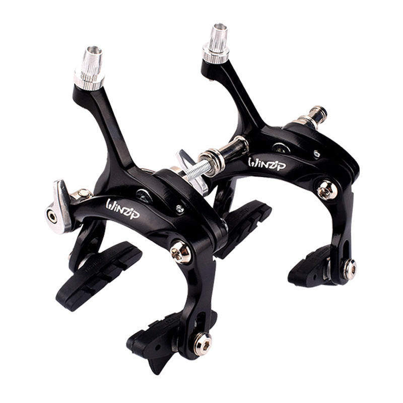 Highway Brake Caliper Rode Bike C Brake Calipers  Dual-Pivot U-shape Bike Brake Accessories black_Set before and after the clamp