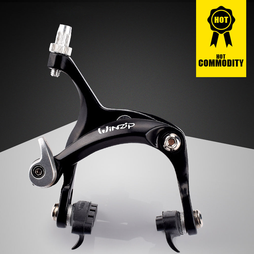 Highway Brake Caliper Rode Bike C Brake Calipers  Dual-Pivot U-shape Bike Brake Accessories black_Set before and after the clamp