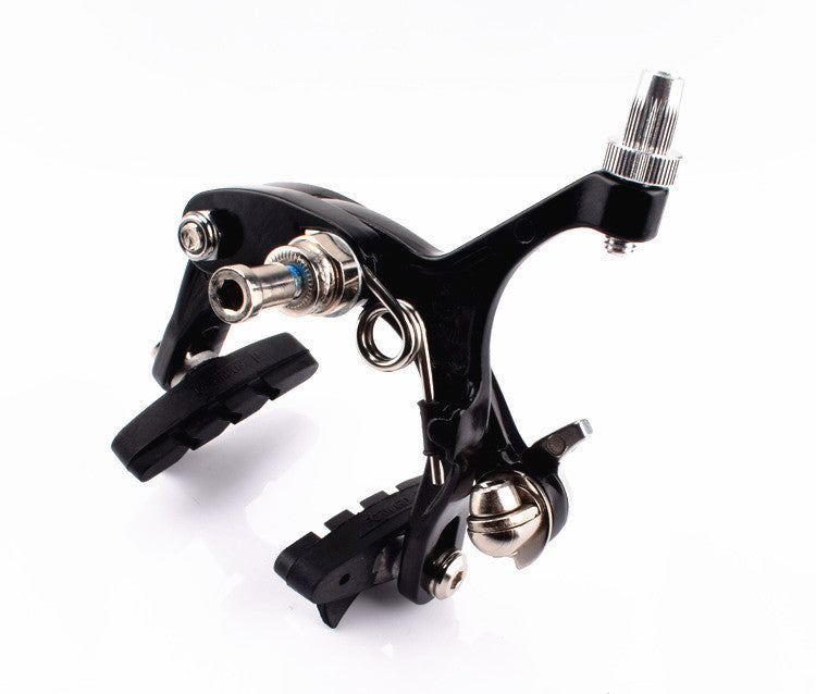 Highway Brake Caliper Rode Bike C Brake Calipers  Dual-Pivot U-shape Bike Brake Accessories black_Set before and after the clamp