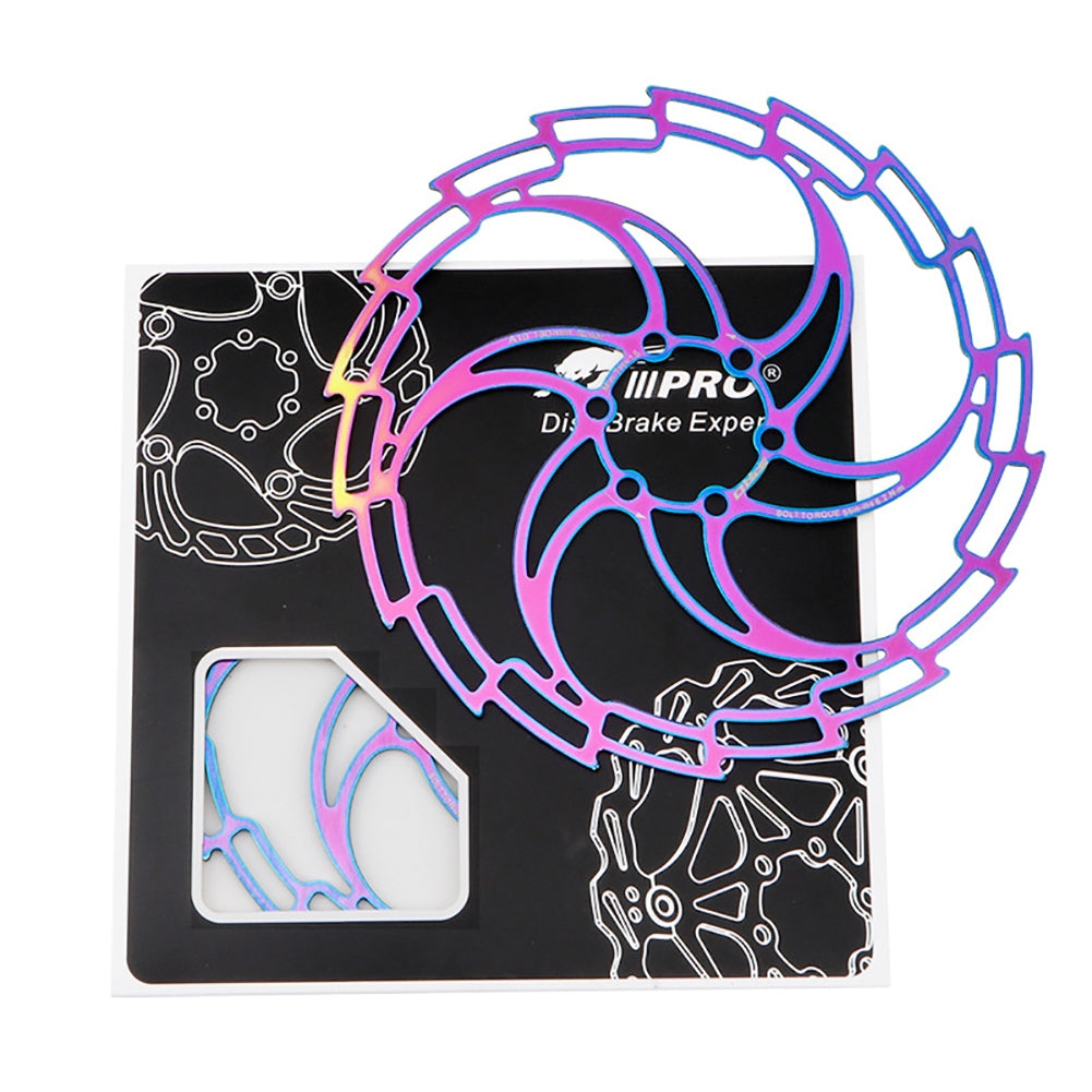 CNC Mountain Bike Cycling Brake Disc Floating Rotor 160/180/203mm Rotors MTb Bicycle Accessories Tools 180MM colorful hollow