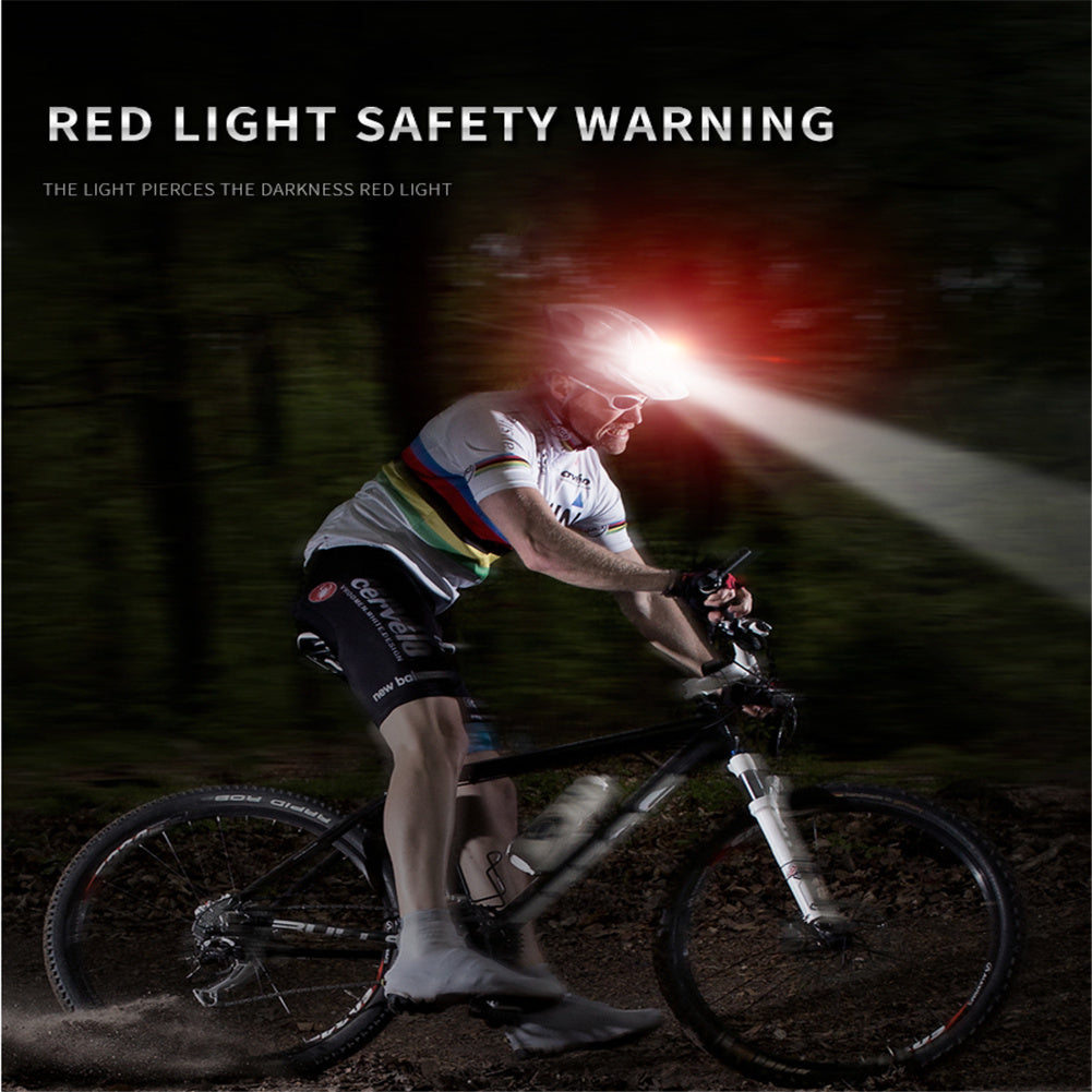 Headlight Outdoor Type-c Rechargeable Multifunctional Induction Headlamp Flashlight Led Light Lamp Black
