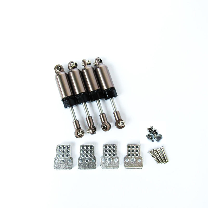 DIY Upgrade Parts Set Shock Sbsorbers/Extension Seat for RC CAR WPL Truck C14 C24 Blue 4 shock absorbers + 4 extenders