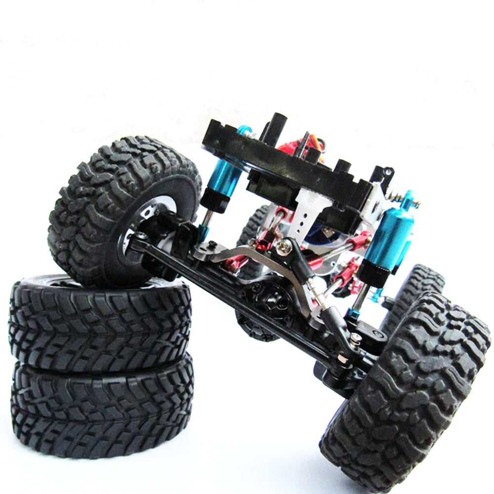 DIY Upgrade Parts Set Shock Sbsorbers/Extension Seat for RC CAR WPL Truck C14 C24 Blue 4 shock absorbers + 4 extenders
